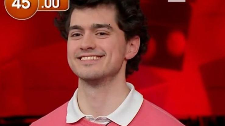 Il modenese Alessio durante lo show