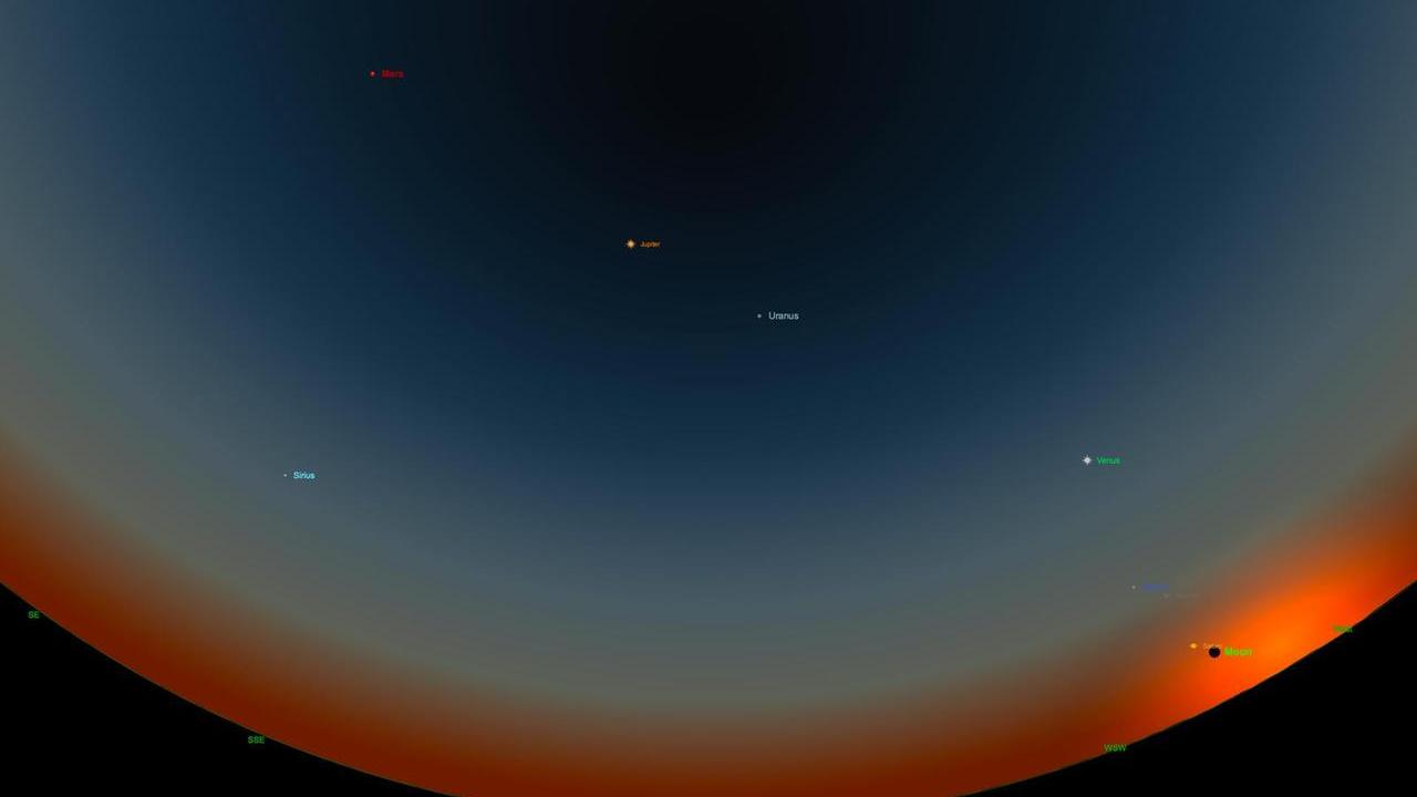 Il Virtual Telescope Project mostrerà in diretta streaming la parata planetaria al completo