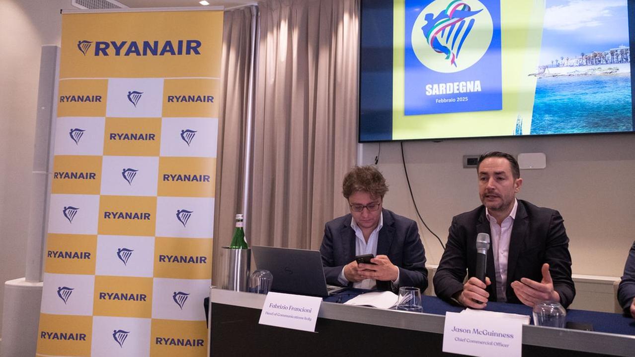 Allarme Ryanair: a rischio i voli da e per la Sardegna