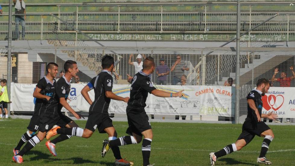 Finalmente, l’Olbia cala un poker secco