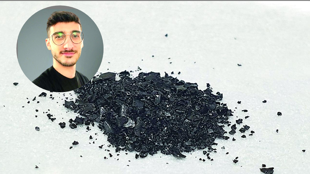 La polvere di liquirizia e nel riquadro Matteo Poddighe