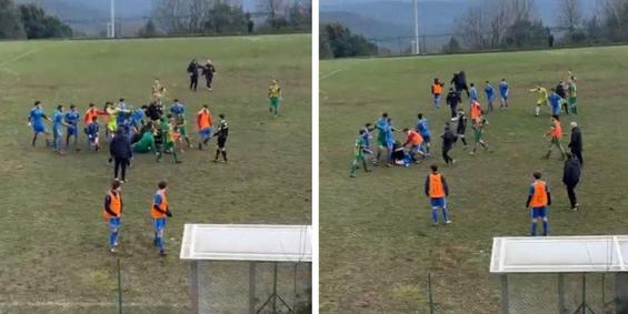 Pugni in campo, i provvedimenti: sanzionati 13 giocatori e 2 dirigenti