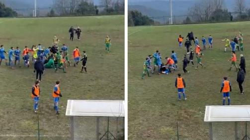 Pugni in campo, i provvedimenti: sanzionati 13 giocatori e 2 dirigenti