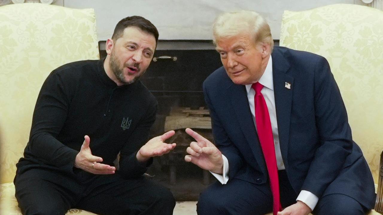 Zelensky e Trump alla Casa Bianca