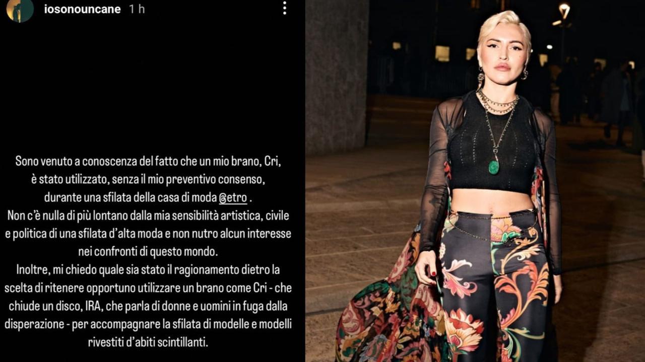 Iosonouncane contro la casa di moda Etro: «Usata una mia canzone senza consenso per la sfilata»