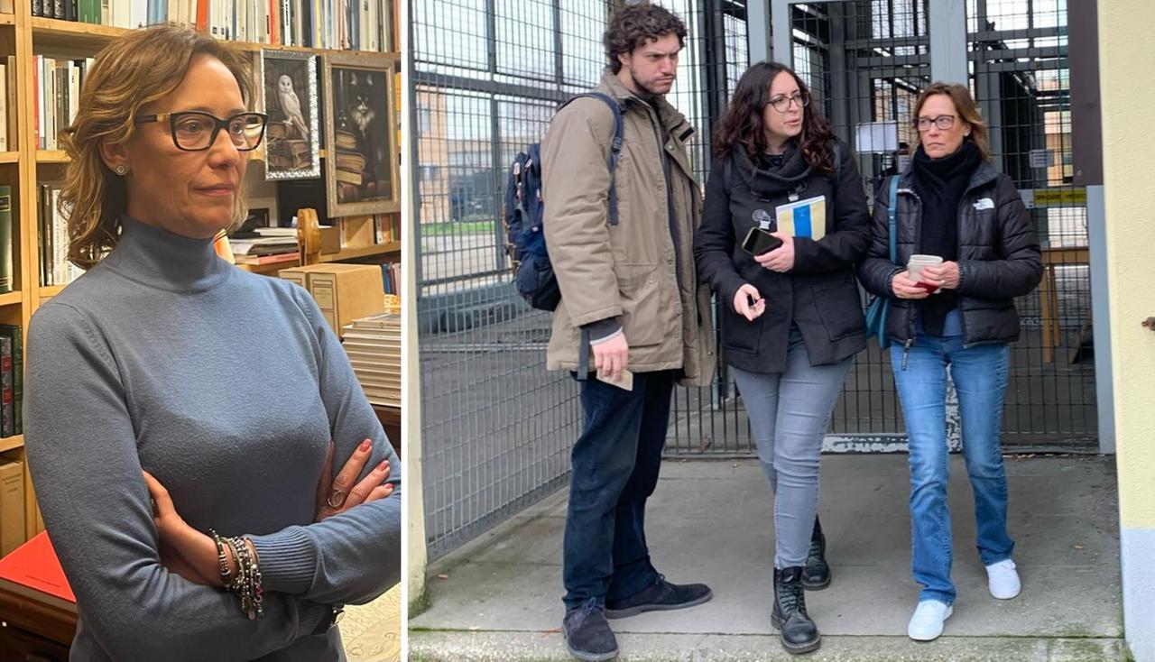 
	Ilaria Cucchi dopo il sopralluogo in carcere a Modena

