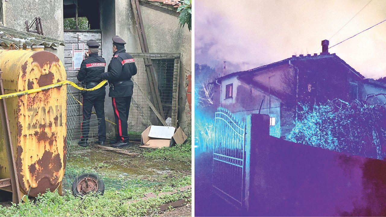 L’abitazione presa di mira e un sopralluogo dei carabinieri