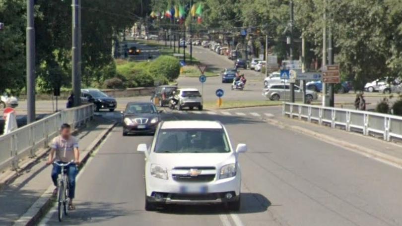 Il cavalcavia Mazzoni a Modena
