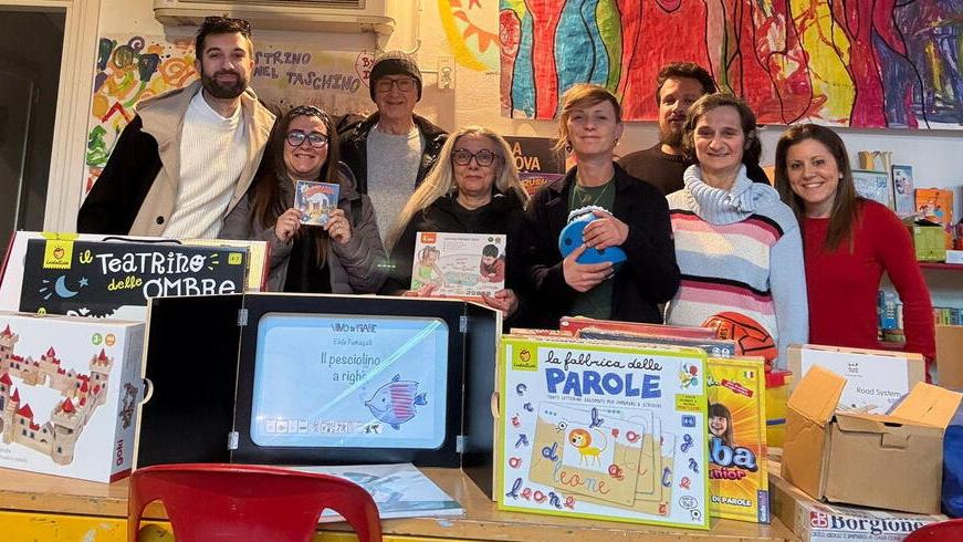 Livorno, i quartieri si uniscono per la ludoteca «Donati giochi e libri ai nostri bimbi»<br>