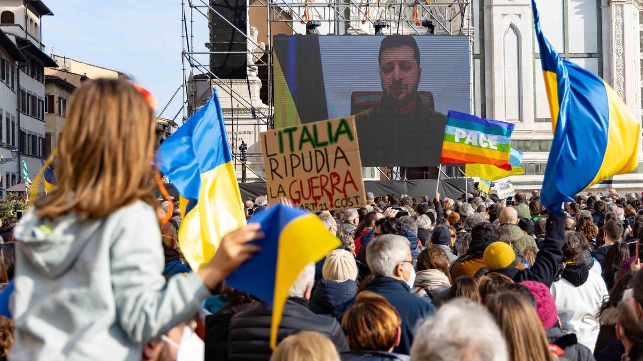 3 marzo 2022: Firenze scende in piazza per sostenere l’Ucraina