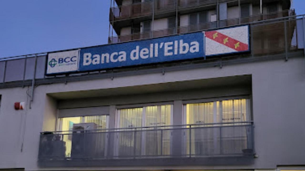 Una filiale della Banca dell'Elba di Portoferraio
