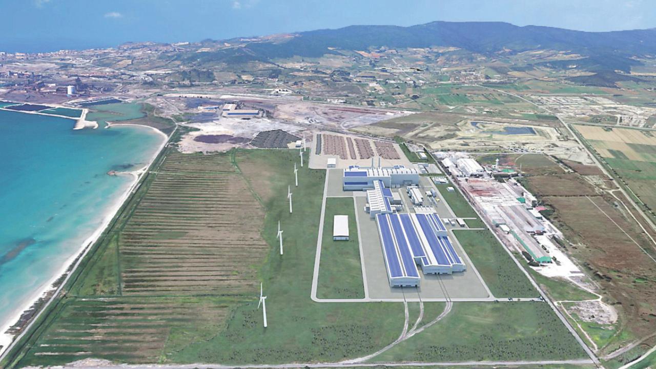 Il rendering della nuova acciaieria a Ischia di Crociano
