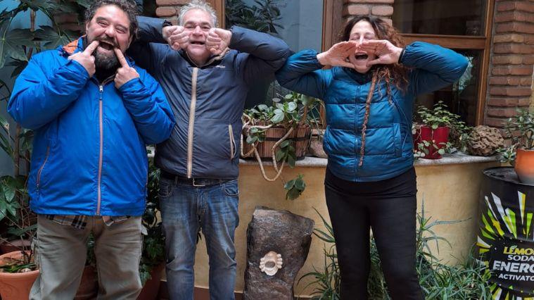 
	Marcello Migliorisi, Franco Rino Nanu e Teresa Podda

