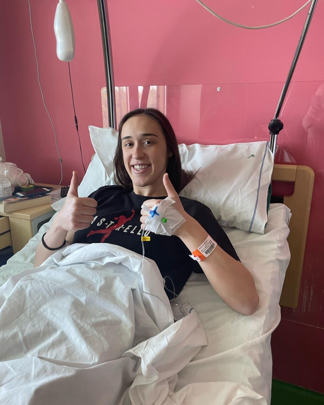 
	<strong>Silvia Pastrello</strong> in ospedale

