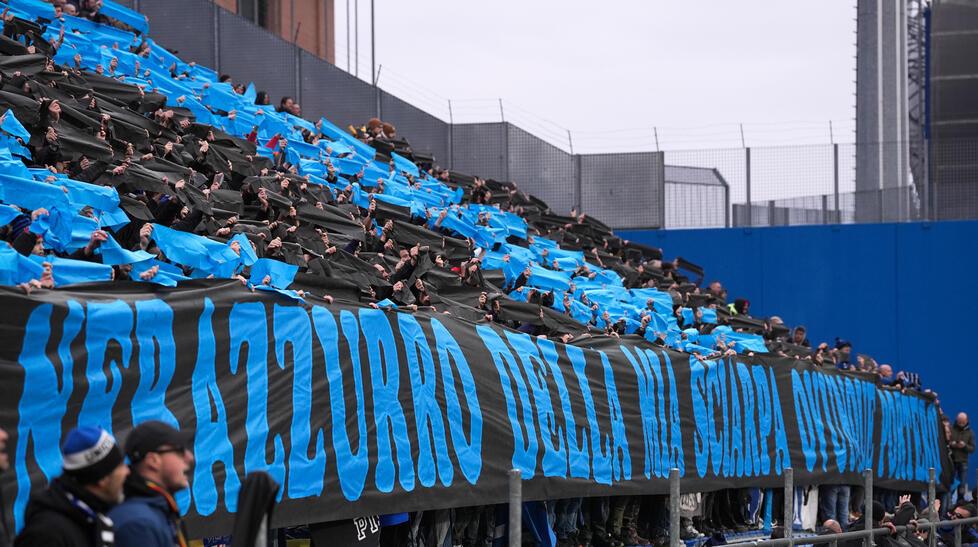 I tifosi nerazzurri a Reggio