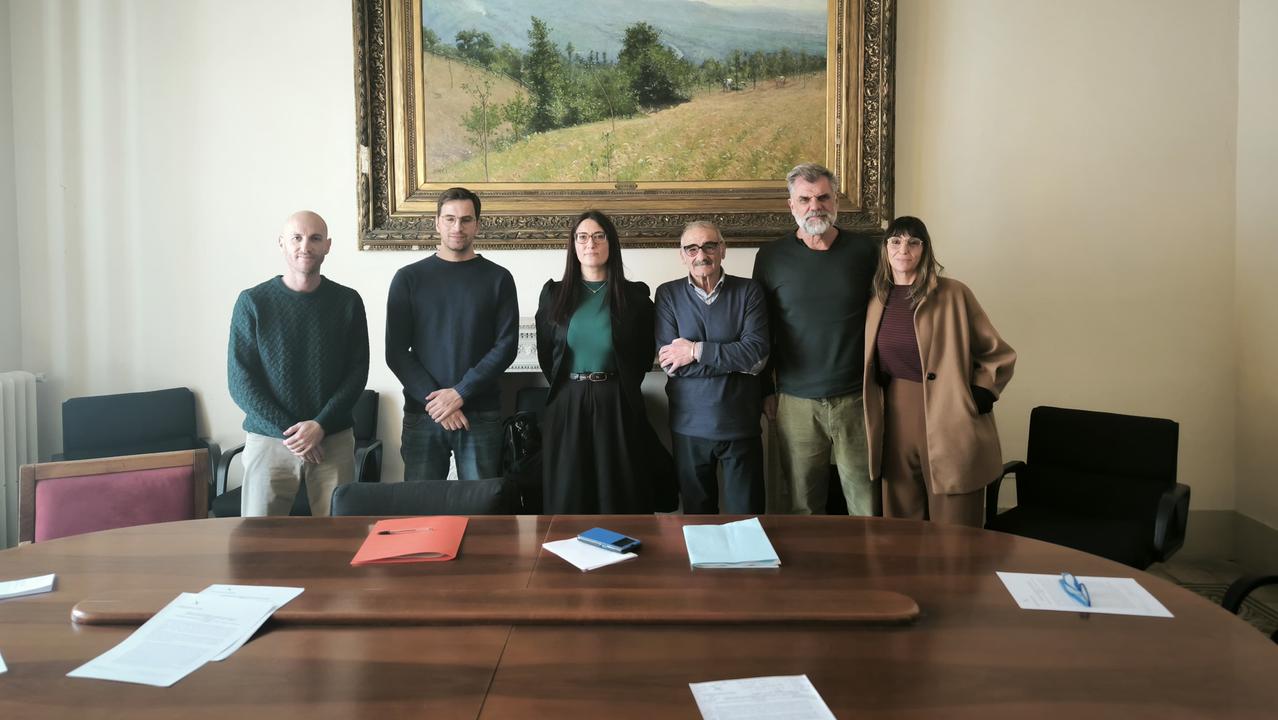 Da sinistra a destra: Nicola Patti, Alessio Simoncini, Guia Tani, Marco Solimano, Giampaolo Dotto e Francesca Ricci