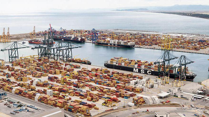 Il terminal container di Msc a Valencia