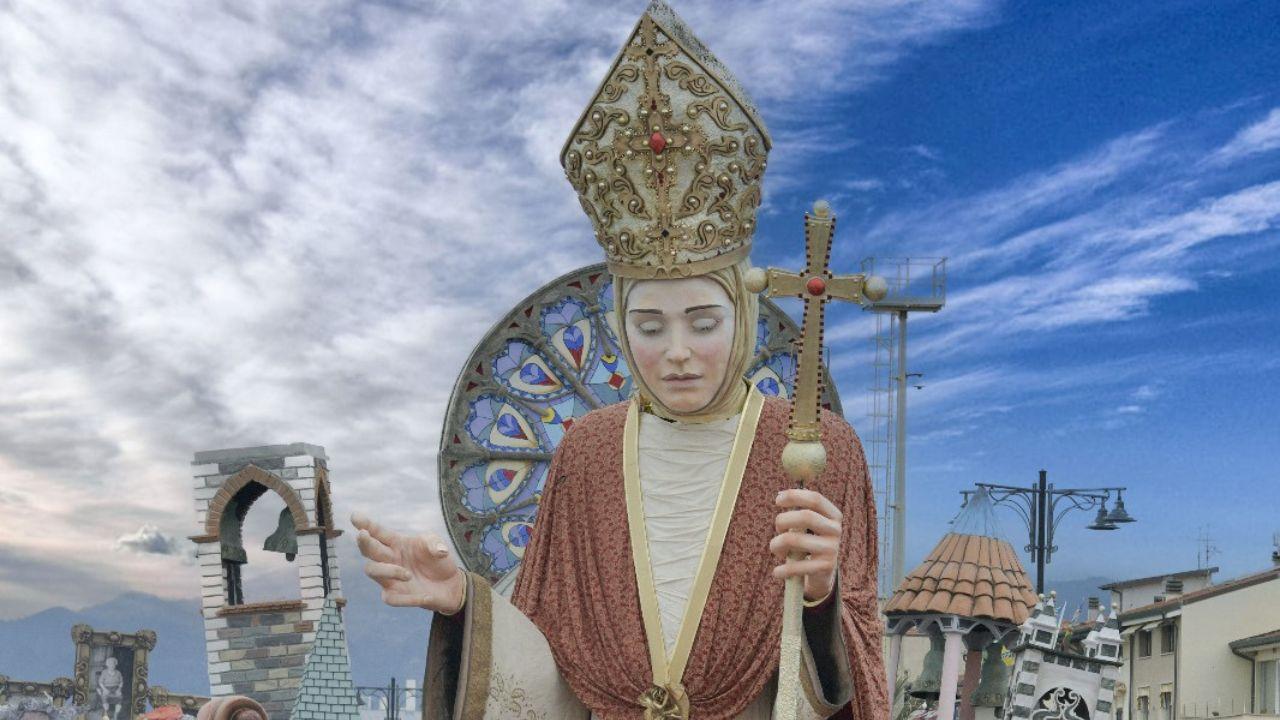 Il carro di Prima categoria vincitore (foto Paglianti)