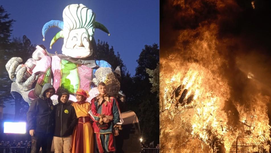 A Tempio il rogo di Giorgio: il sovrano incenerito in venti secondi