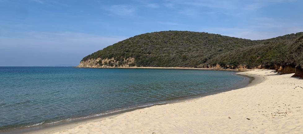 Uno scorcio della spiaggia