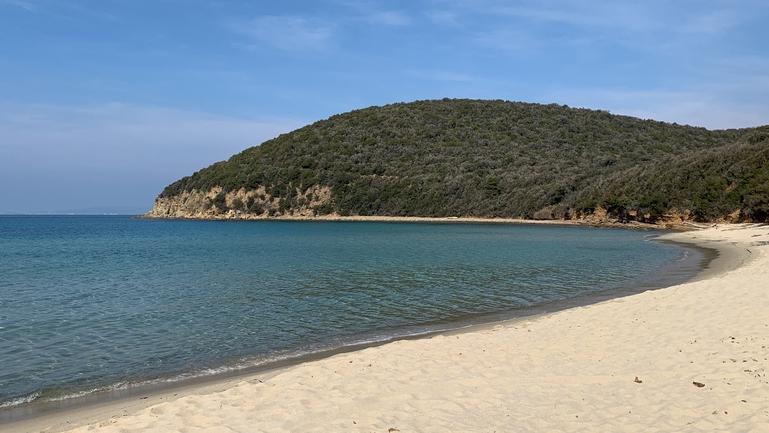 Uno scorcio della spiaggia