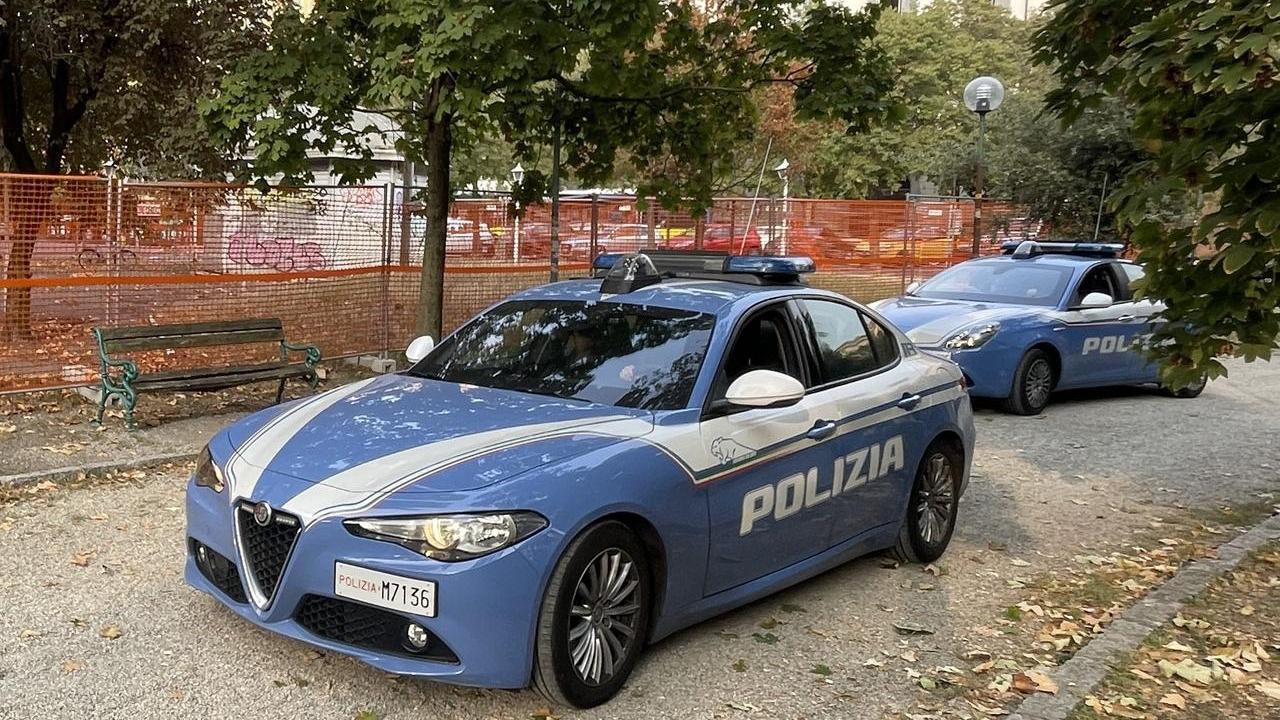 Un controllo della polizia sui Viali