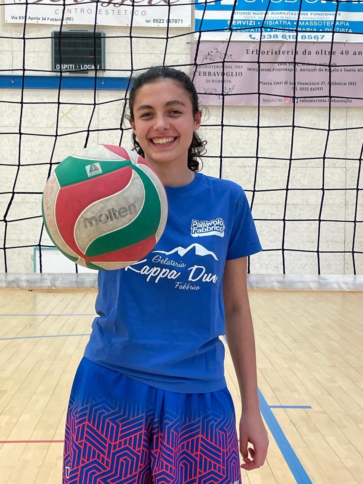 Irene Lusuardi, 19enne di Fabbrico: «Mamma e papà mi hanno trasmesso il grande amore per il volley»