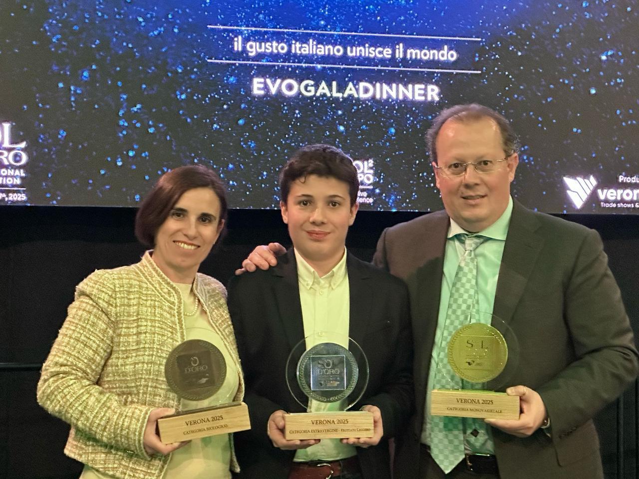 Tripletta per l’olio di Villacidro che conquista il Sol d’oro