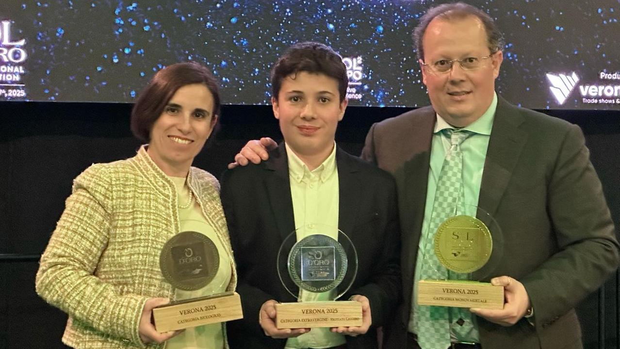 Tripletta per l’olio di Villacidro che conquista il Sol d’oro