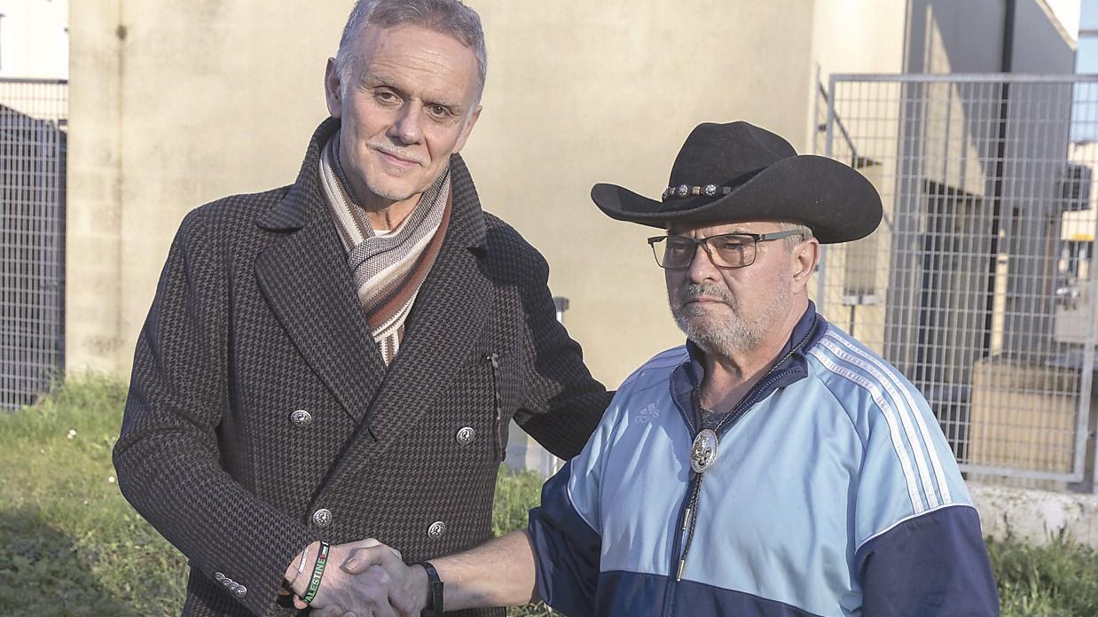 Lo "sceriffo" Lanza con l'avvocato Gianelli