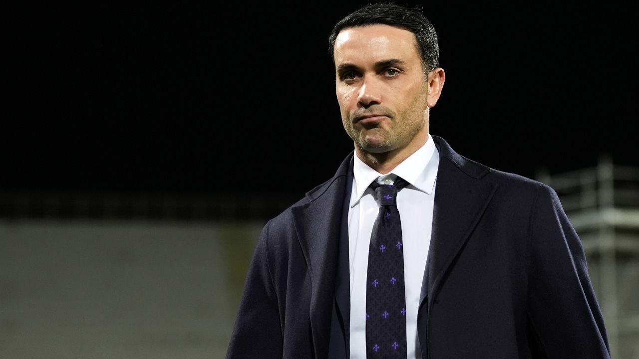 Il tecnico della Fiorentina Palladino