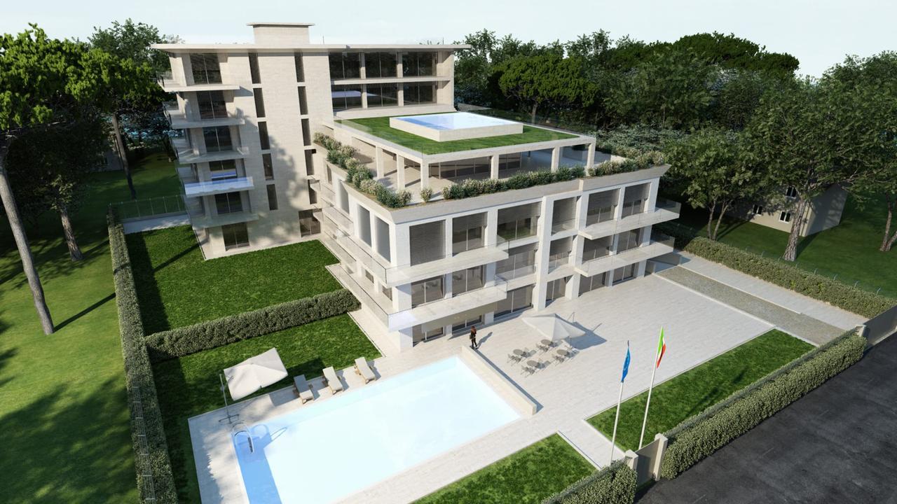 Un rendering della struttura