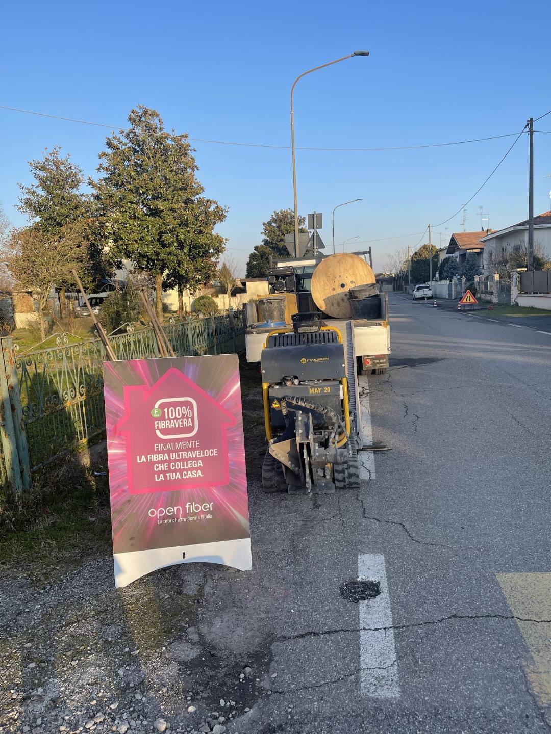 Open Fiber regala a Boretto la connessione in fibra ottica di ultima generazione