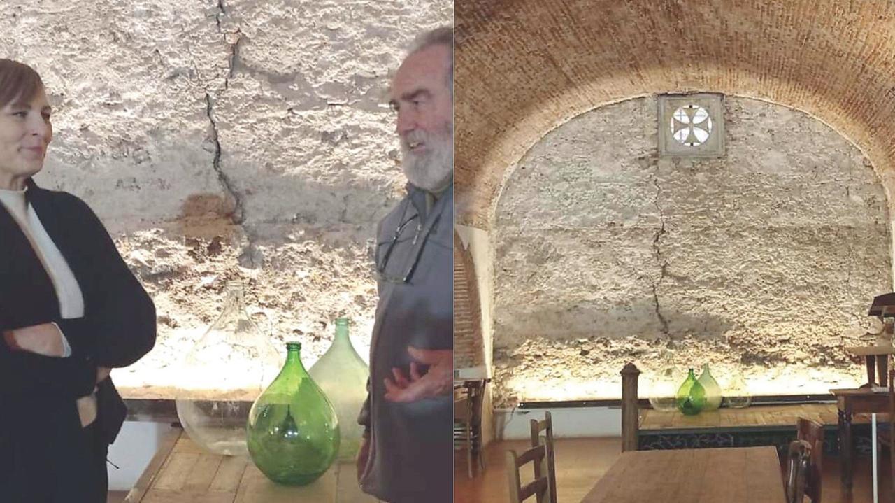 Sorpresa durante il restauro di un edificio: c’è un antico muro romano sotto l’intonaco