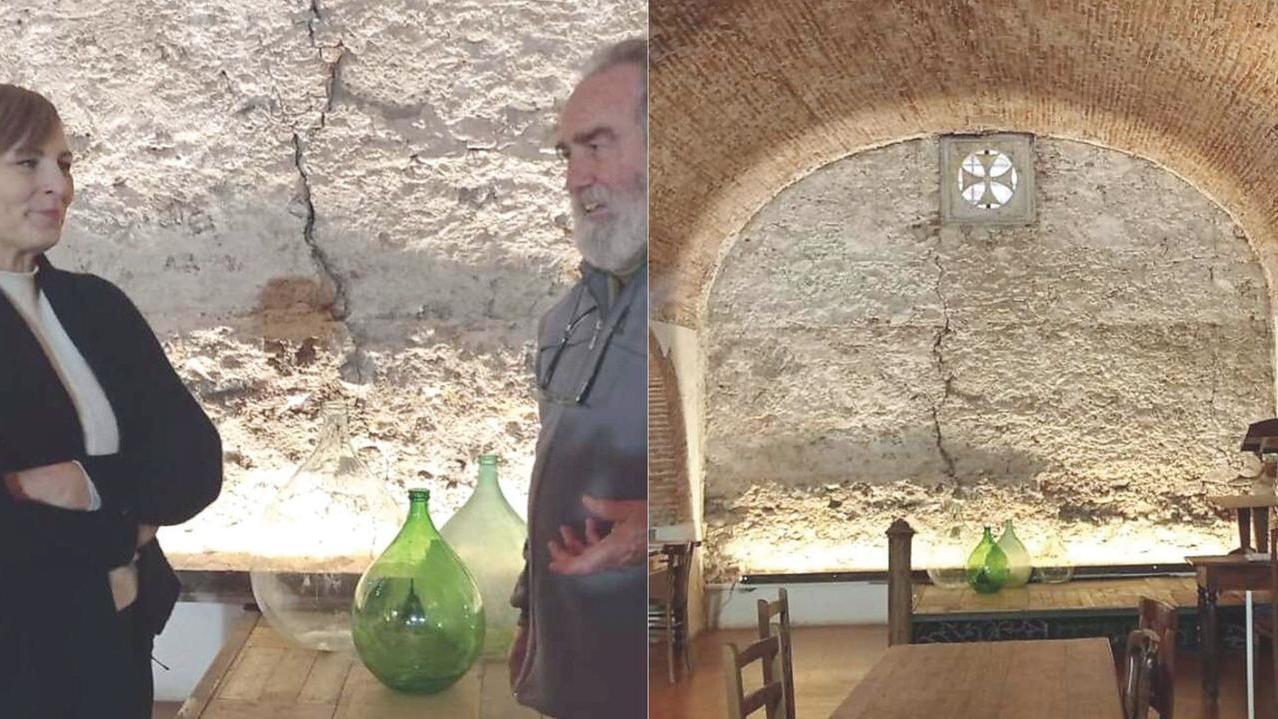 Sorpresa durante il restauro di un edificio: c’è un antico muro romano sotto l’intonaco