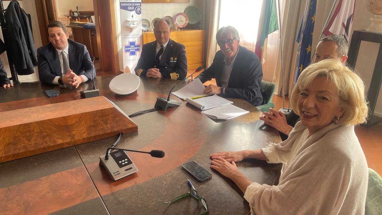 Un momento dell'accordo