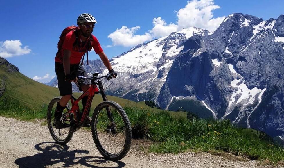 Renzo durante un'escursione