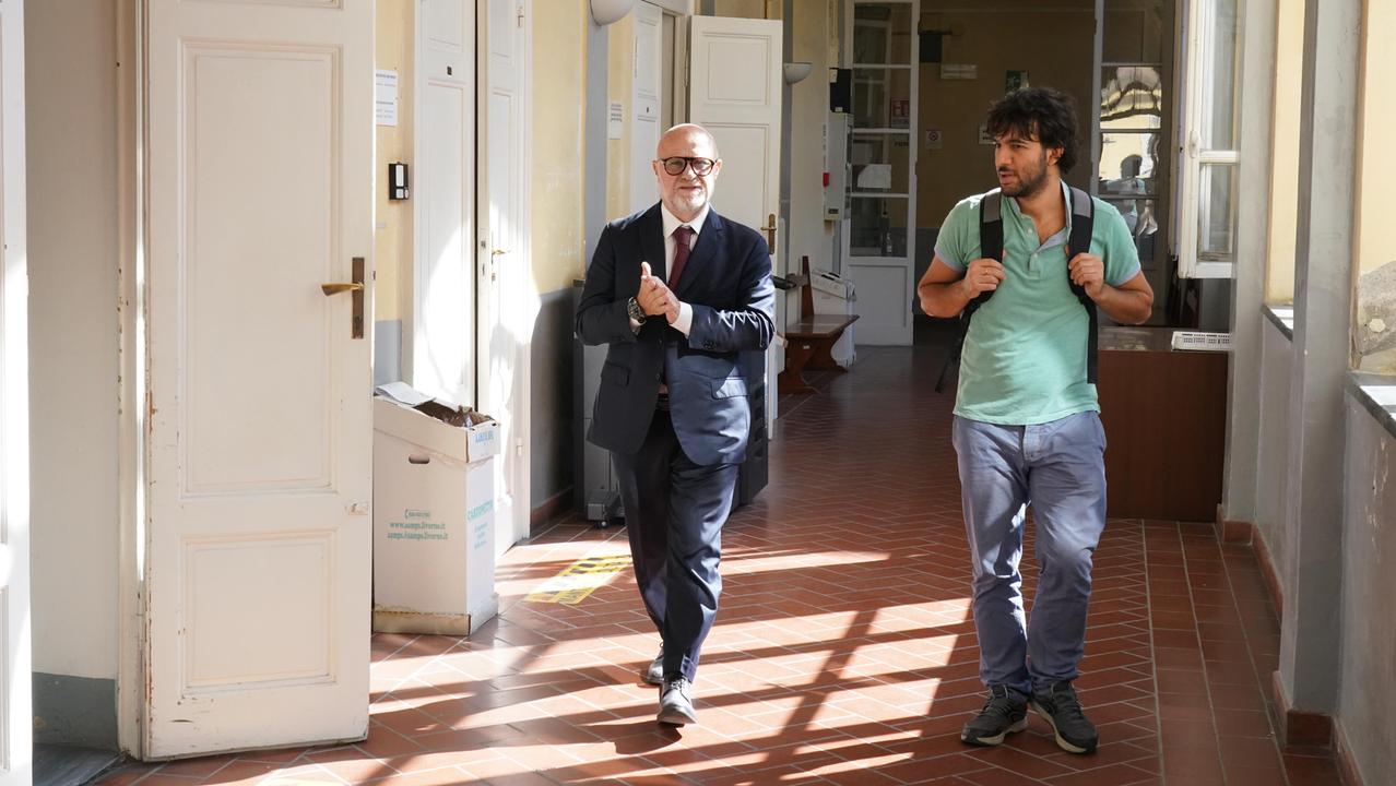 L'ex sindaco di Livorno, Filippo Nogarin, in tribunale (foto Silvi)