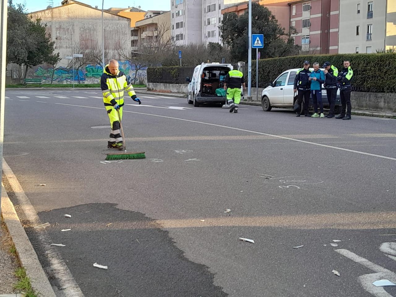
	Il luogo dell'incidente (foto Francesco Pinna)

