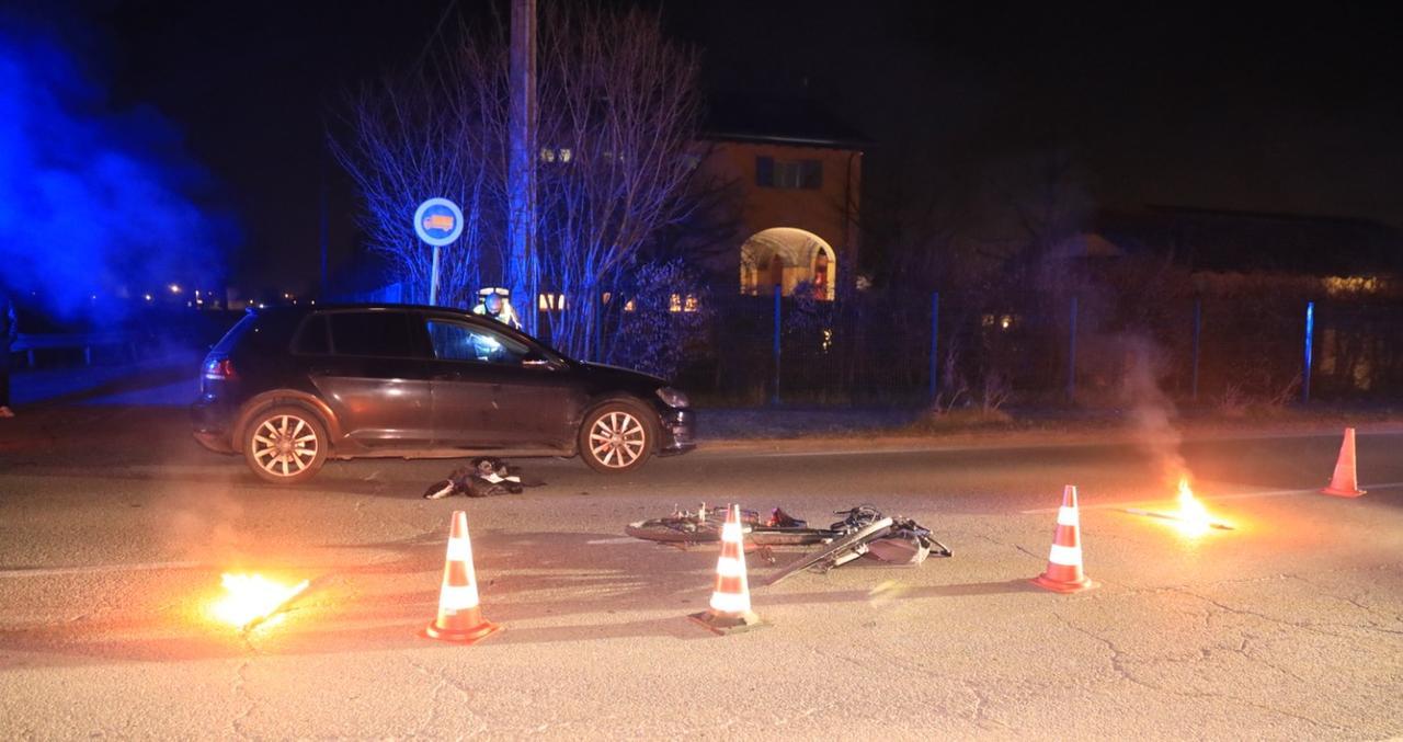Ciclista investito nella notte a Modena: è ricoverato in gravi condizioni
