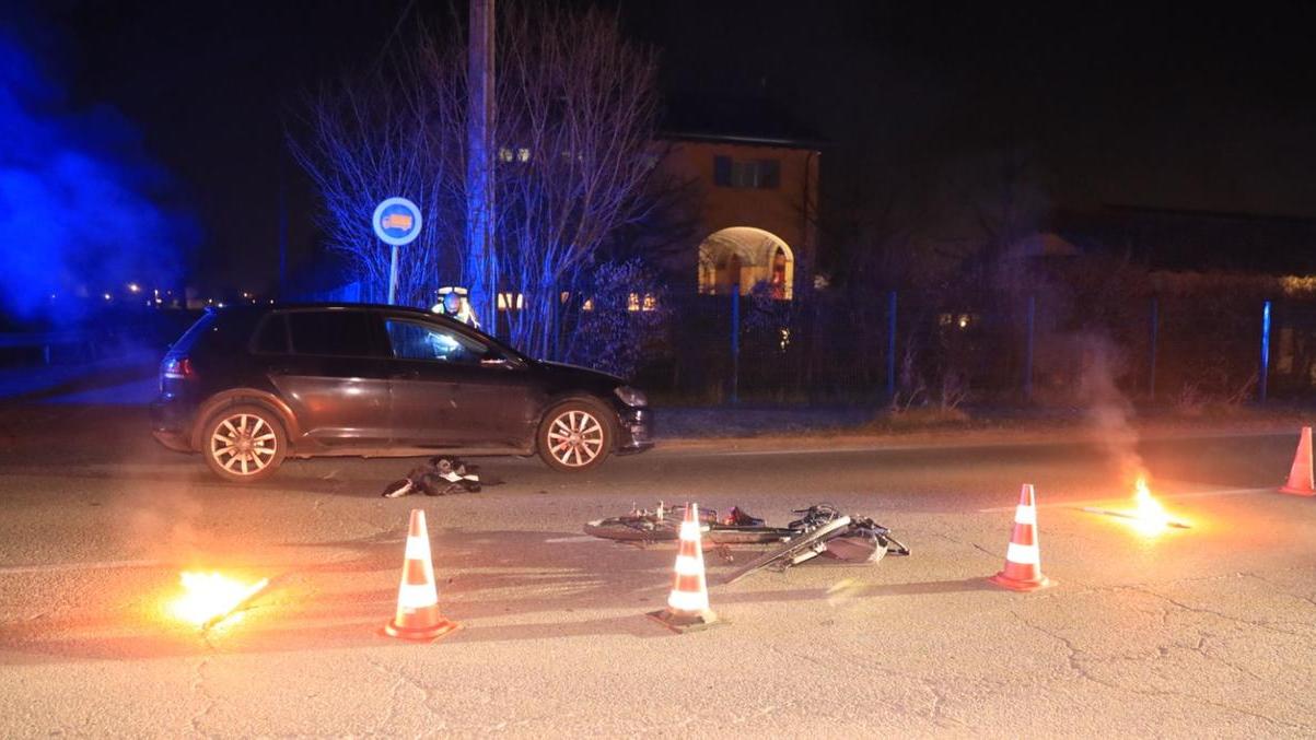 Ciclista investito nella notte a Modena: è ricoverato in gravi condizioni