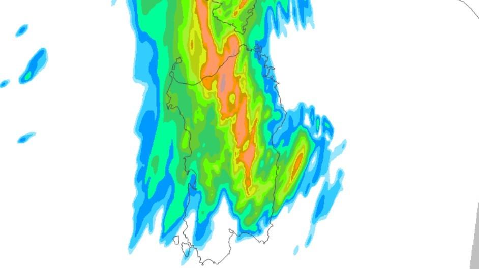 In arrivo piogge e temporali sulla Sardegna: ecco dove – Guarda LA MAPPA