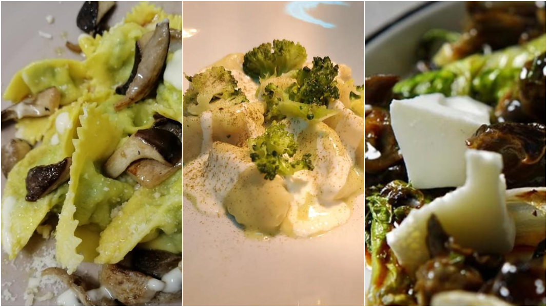 
	Alcuni piatti delle tre trattorie <em>(@armidda, @abbamela, @arieddas)</em>

