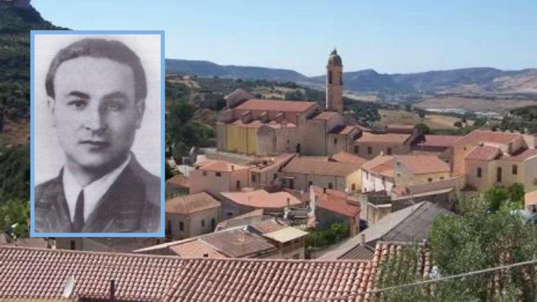 Una veduta di Codrongianos. Nel riquadro, il dottor Andrea Loriga