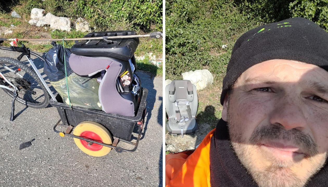 Livorno e il suo Mr Green: «La mia pedalata ecologica contro l’inciviltà»