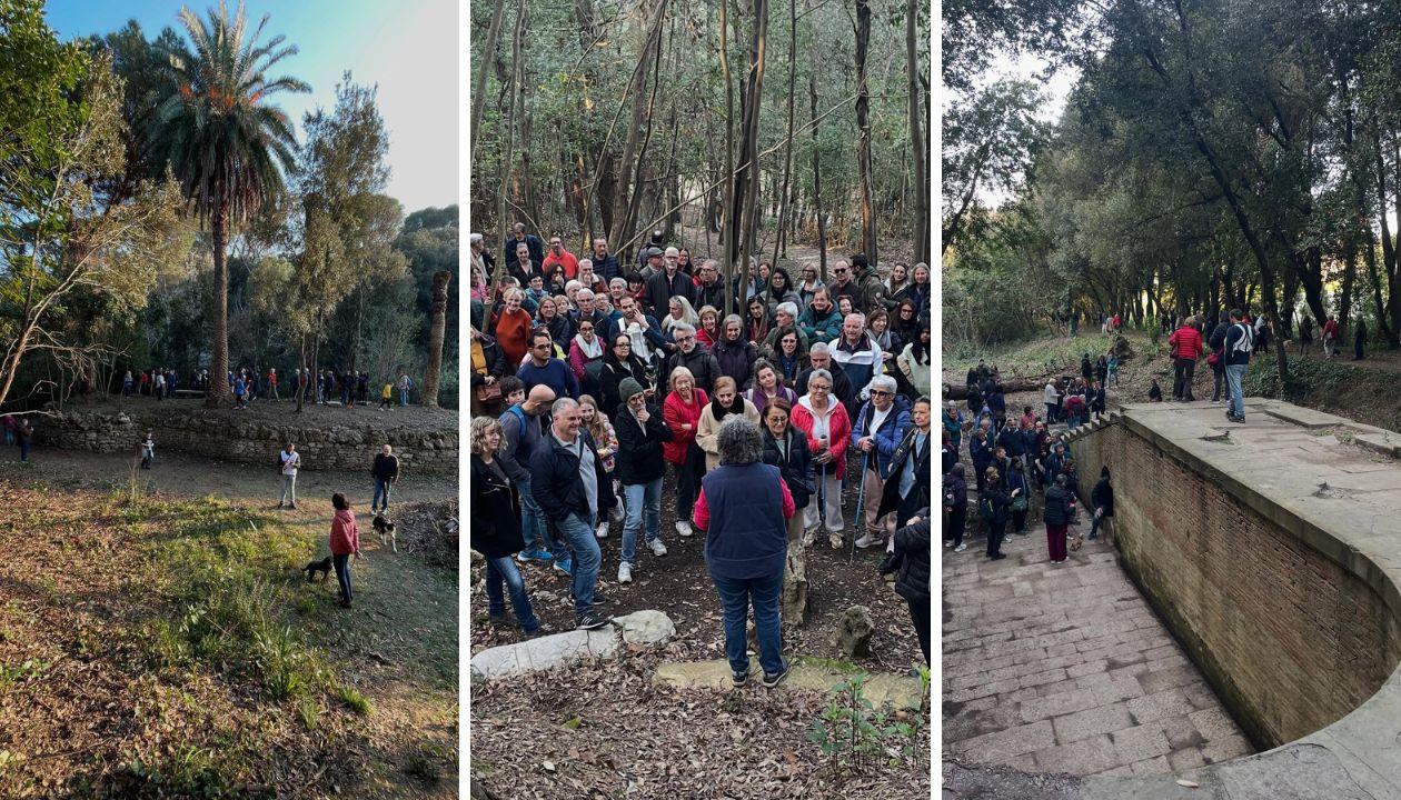 Livorno, in 400 alla scoperta del parco di Villa Rodocanacchi. Il tour aperto anche ai disabili è un successo