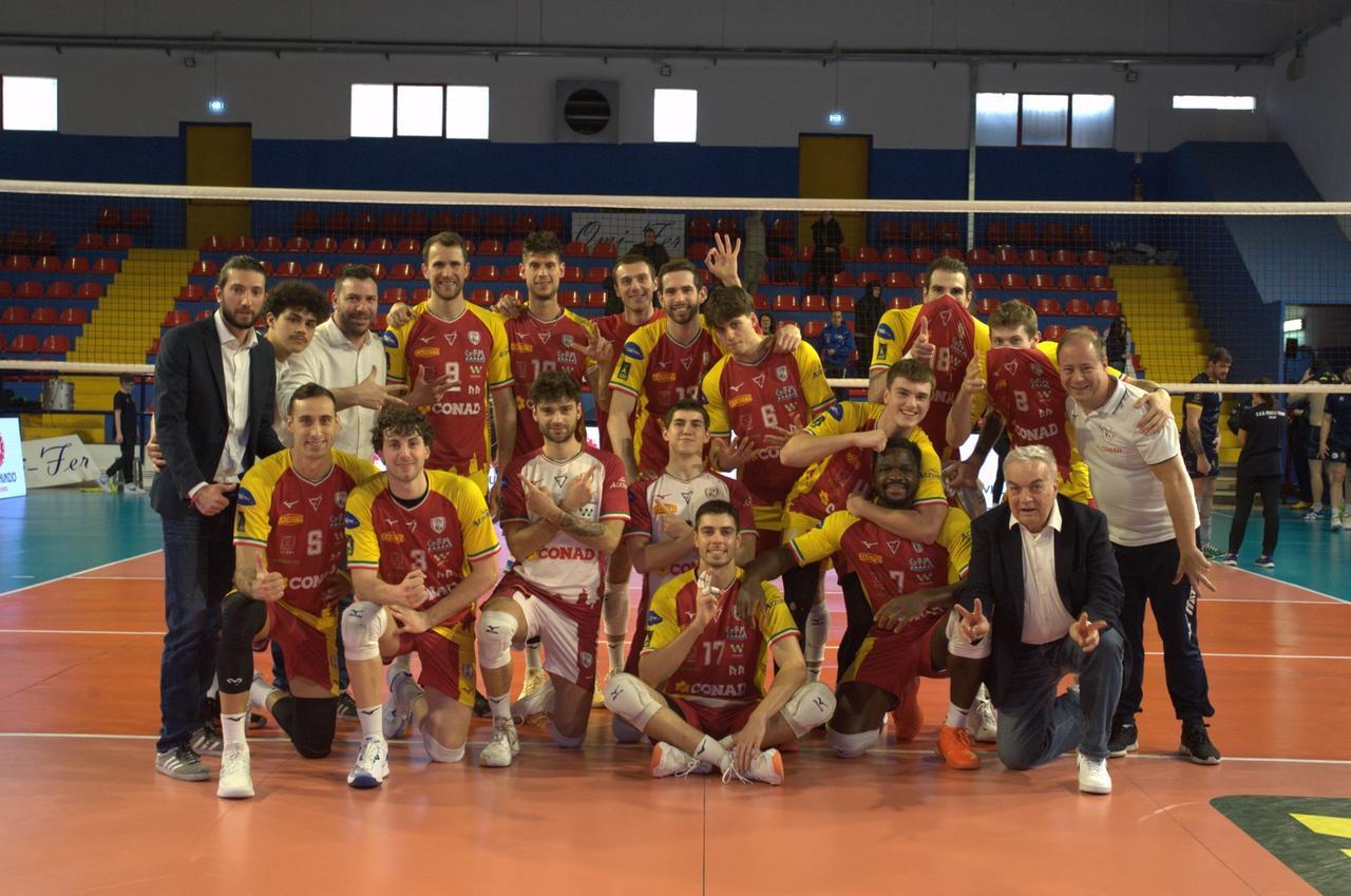 Impresa Conad Volley: vince 3-0 in casa di Palmi