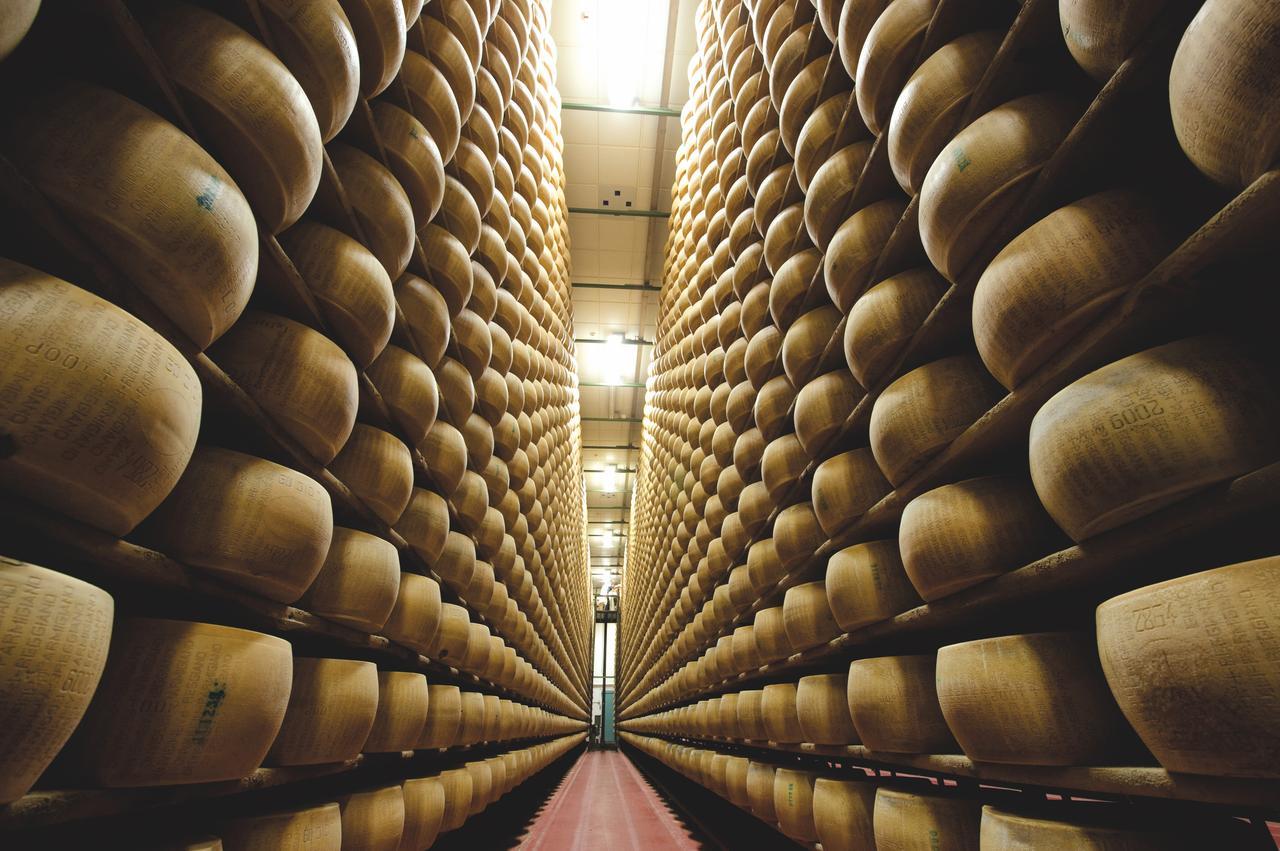 Bibbiano è il leader per la produzione del Parmigiano Reggiano