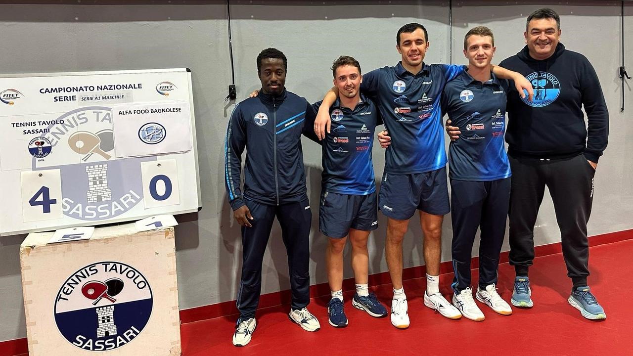 Il Tennistavolo Sassari sogna il suo primo scudetto, ecco i nomi dei protagonisti