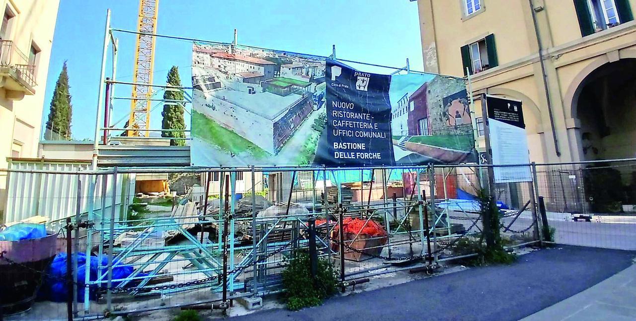 
	L'ingresso del cantiere al Bastione delle Forche

